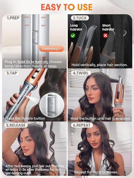 SHEGLAM HAIR – It-Curl One-Touch Instant Curler