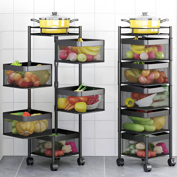 Multi-Tier Rolling Storage Cart