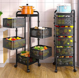 Multi-Tier Rolling Storage Cart