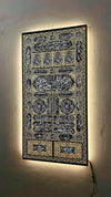 Kiswa of Kaaba Gate UV Printed Acrylic Islamic Wall Art